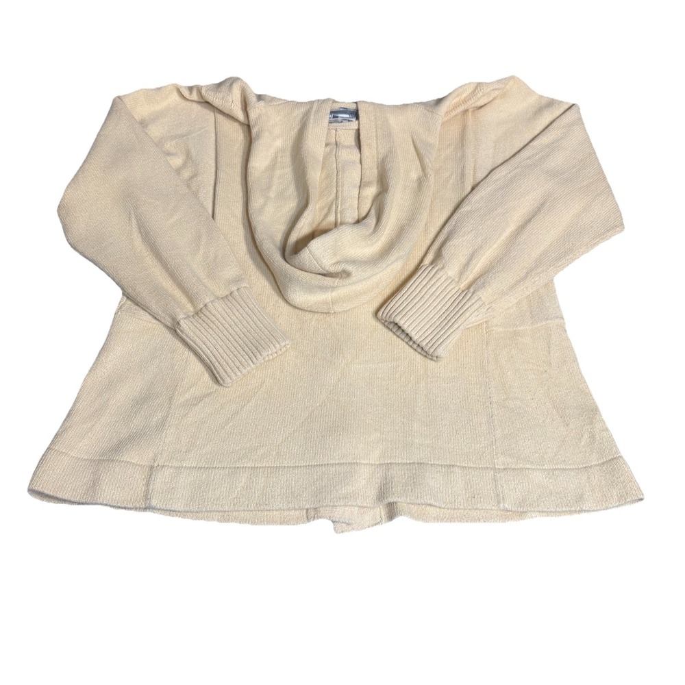 Barbara Wells Studio Button Front Cardigan Yellow XL Oversized Lagenlook Women - Picture 7 of 9